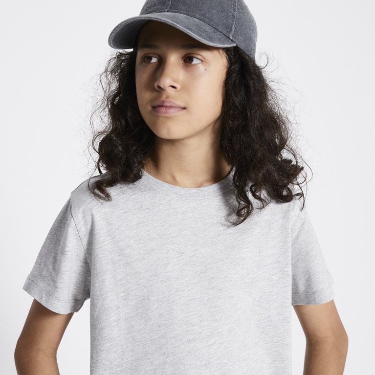 Basic tee "Andie" Grey melange 3